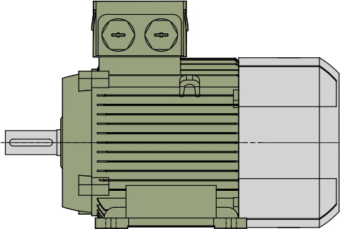 cast iron motor
