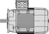 motor with one size smaller flange